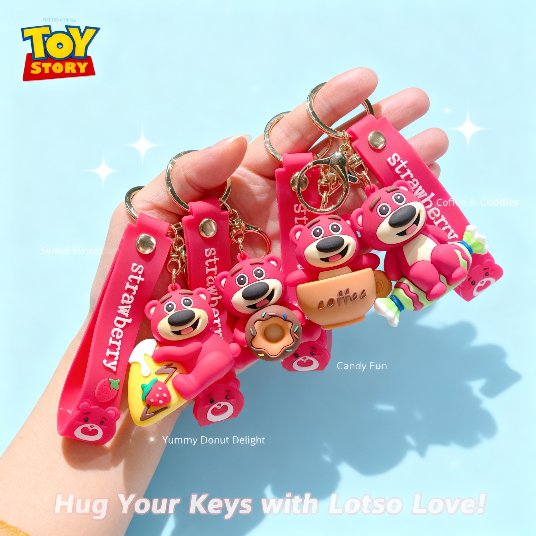 Car Accessories Girly - Lotso Bear Epoxy Resin Birthday Gift