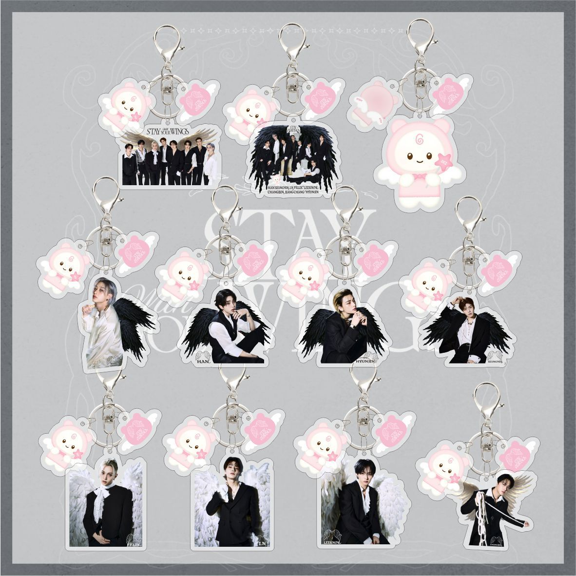Car Accessories Decoration - Three piece set SKZOO Stray kids