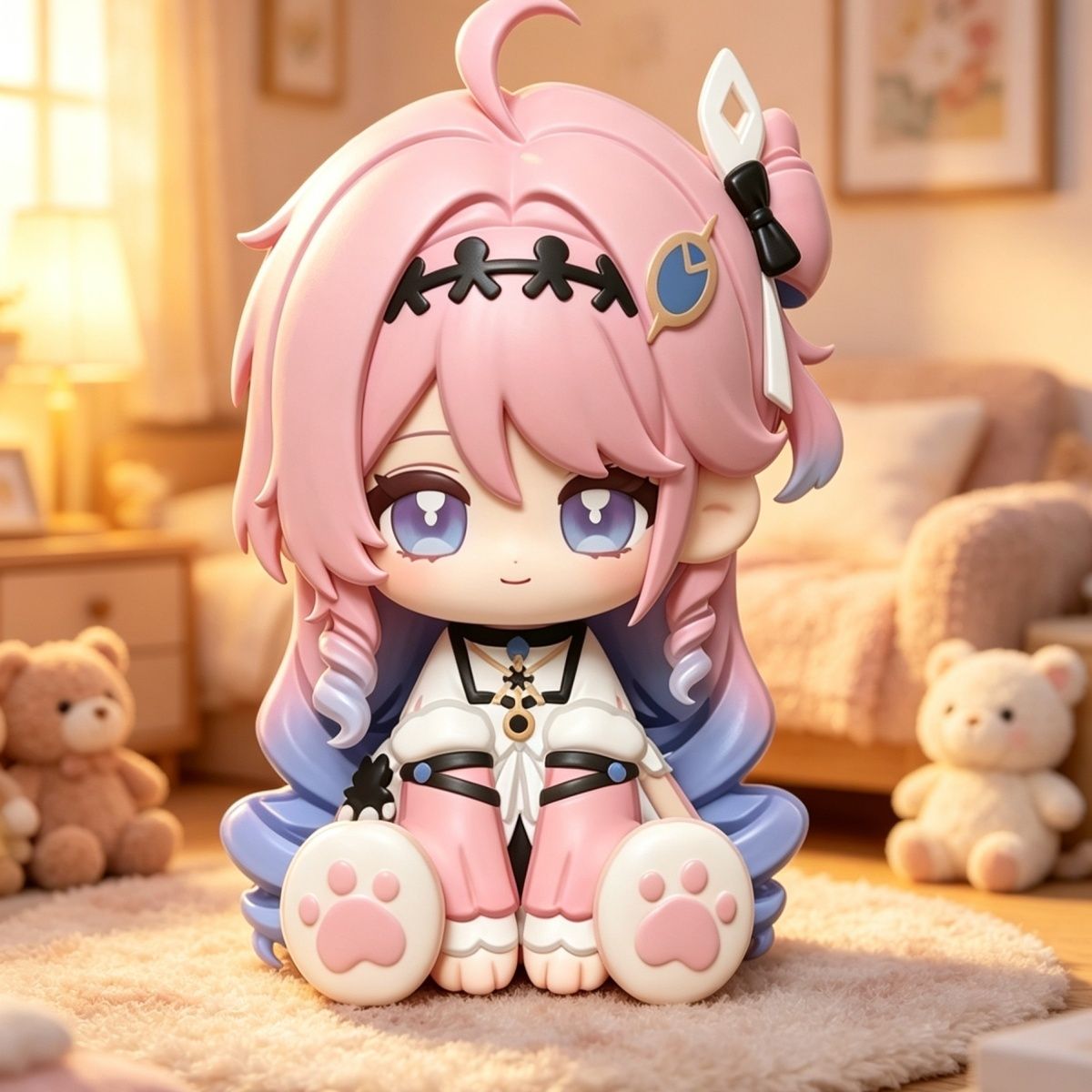 Car Accessories Decoration - Wuthering Waves Denia Anime Pvc Q