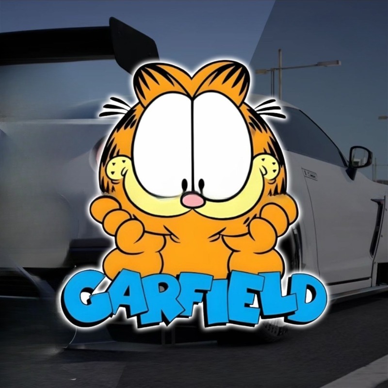 Creative cartoon cute Garfield - Car Accessories Decoration avaliação e preço