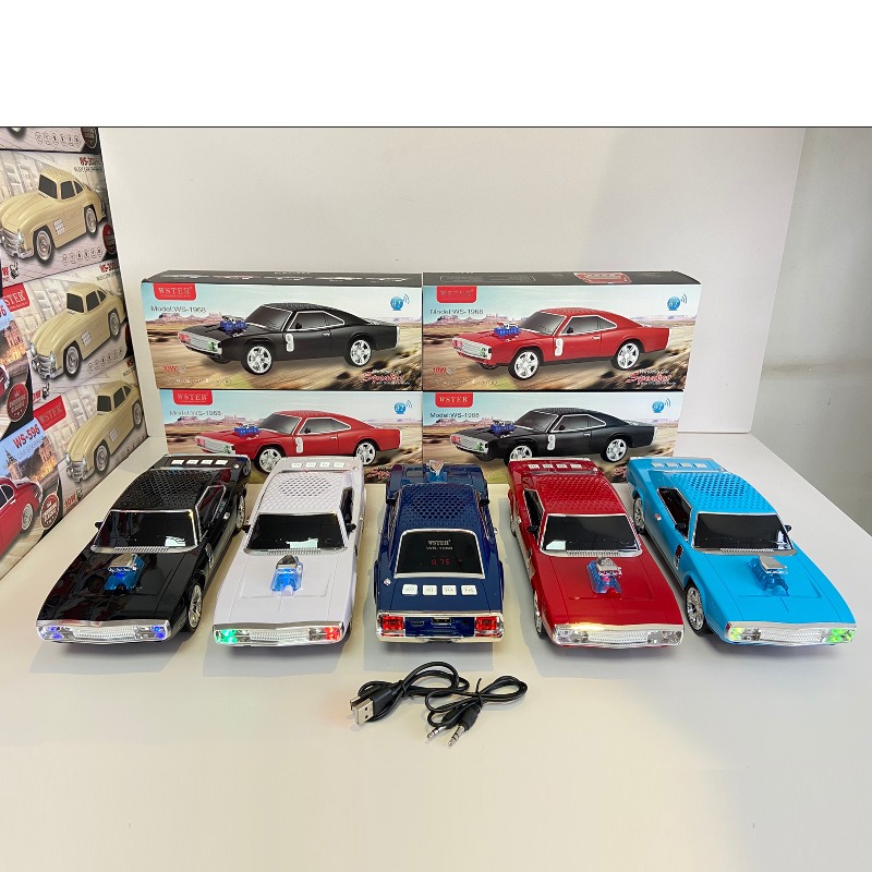 Car Shape Bluetooth Speaker Re - Car Accessories Amazon avaliação e preço