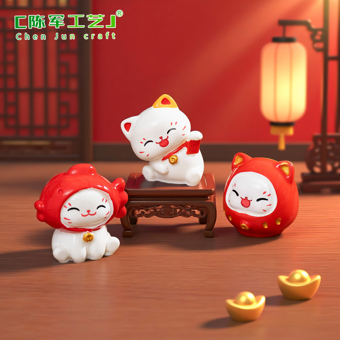 6pcs New Chinese Cartoon Manek - Car Accessories Oman avaliação e preço