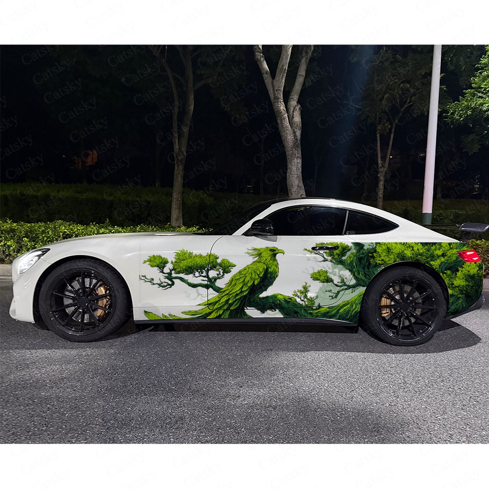2pcs Forest Phoenix Green Natu - Car Accessories Phoenix avaliação e preço