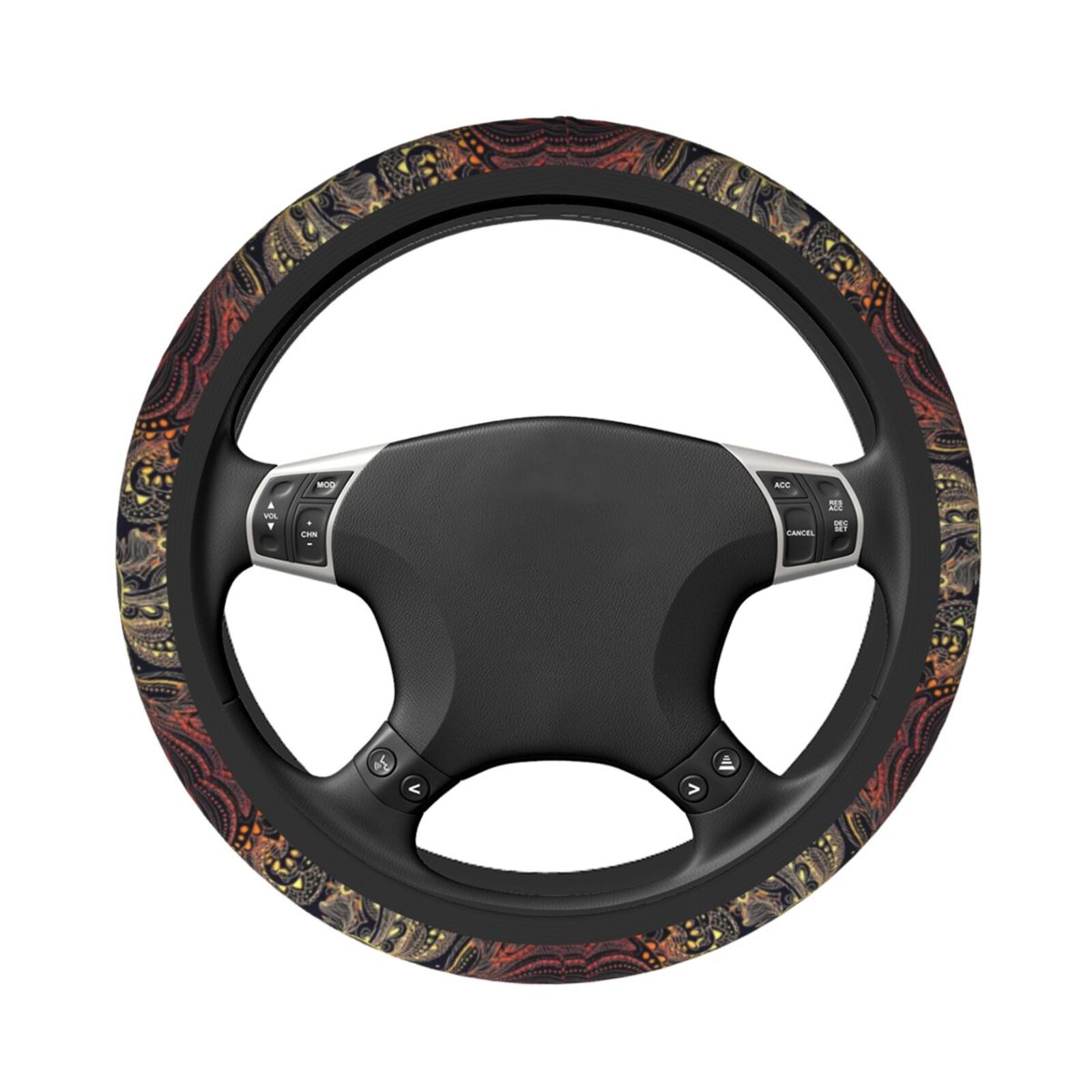 Phoenix Feather Print Steering - Car Accessories Phoenix avaliação e preço