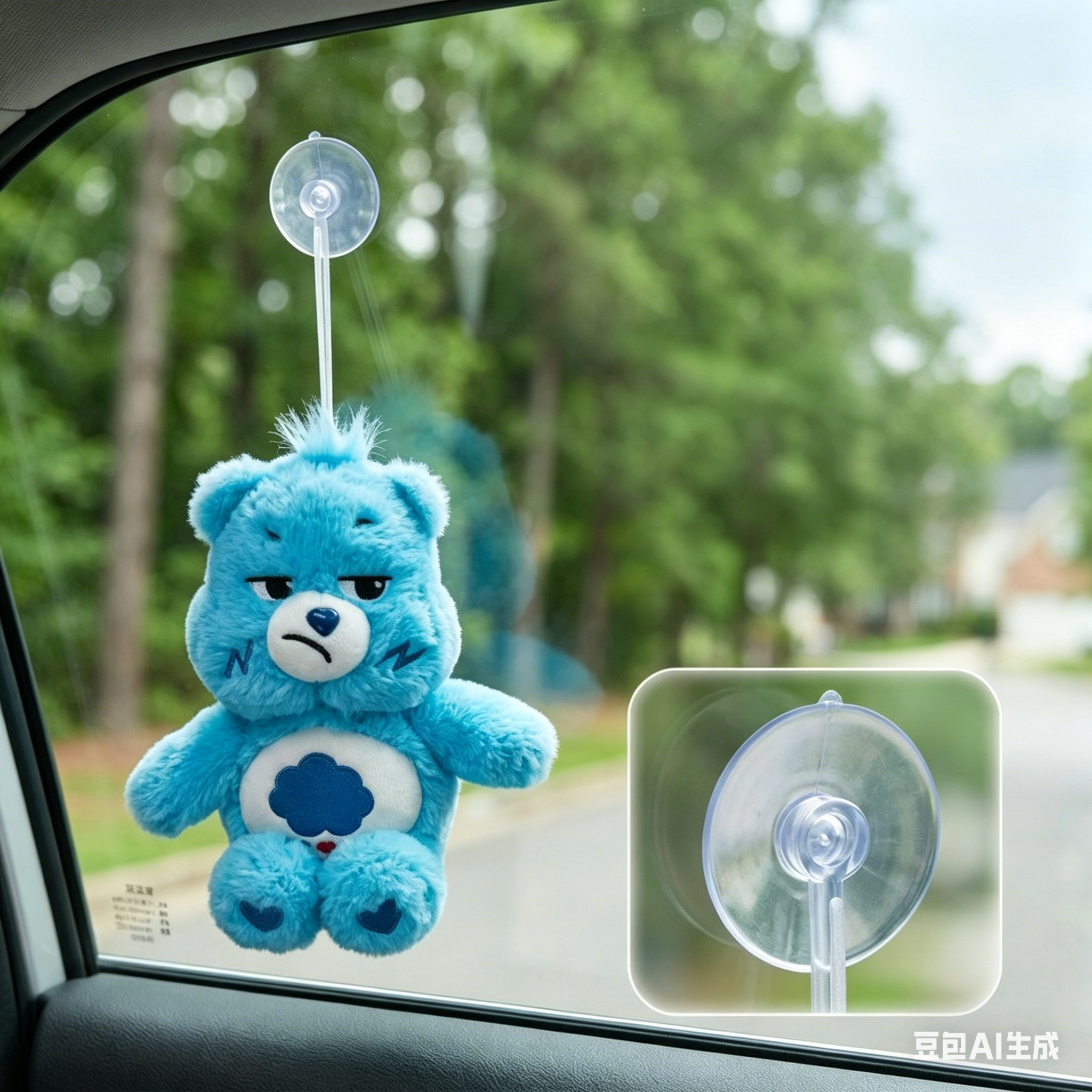 Care Bears Suction Cup Plush T - Car Accessories Oman avaliação e preço