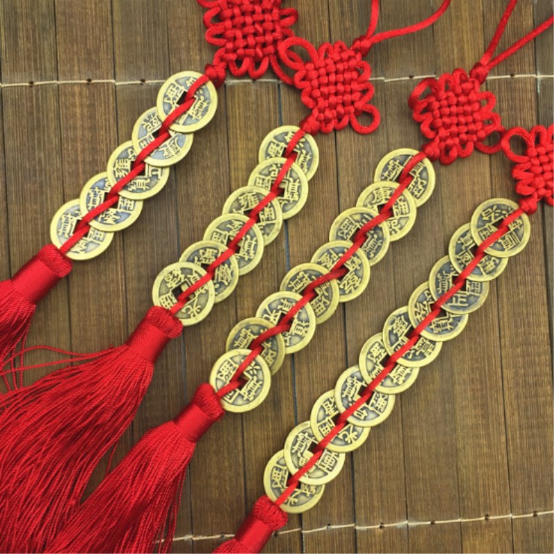 Feng Shui Coins Hanging Orname - Car Accessories Oman avaliação e preço