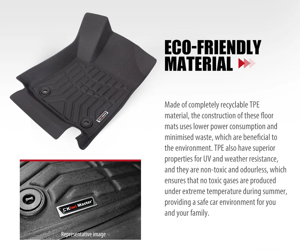 Car Floor Mat for Toyota Land  - Car Floor Mat Rubber avaliação e preço