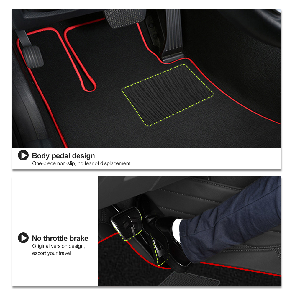 Car Floor Mats Carpet Rugs For - Car Floor Mat Rubber avaliação e preço