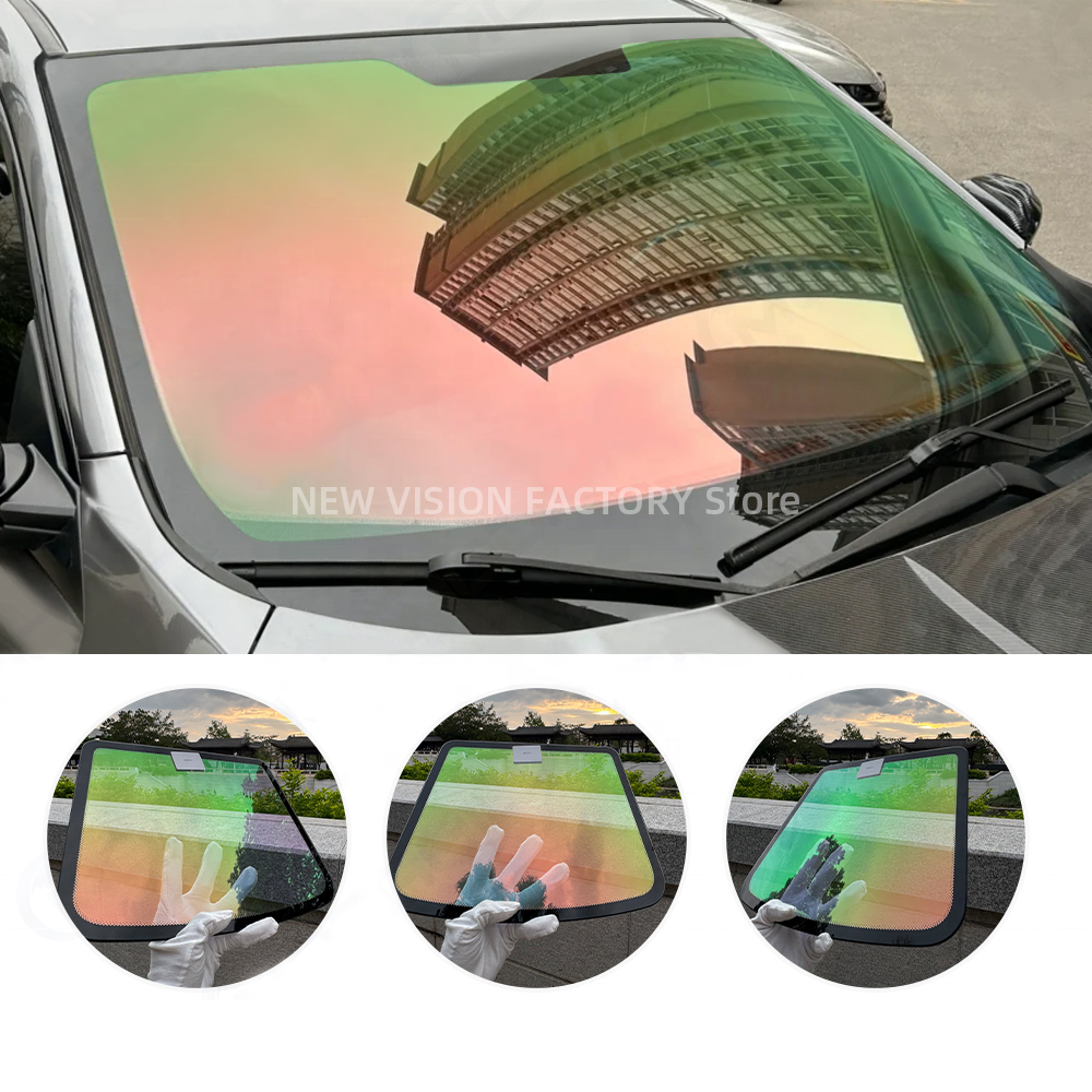 1mX4m 70%VLT Aurora Red Green  - Tinted Window Film avaliação e preço