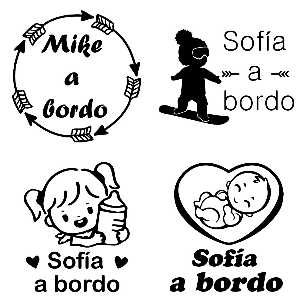1pc Vinyl baby a bordo colorfu - Car Accessories Decoration avaliação e preço