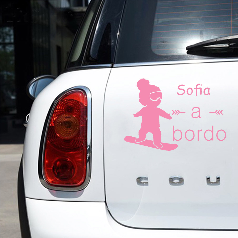 1pc Vinyl baby a bordo colorfu - Car Accessories Decoration avaliação e preço