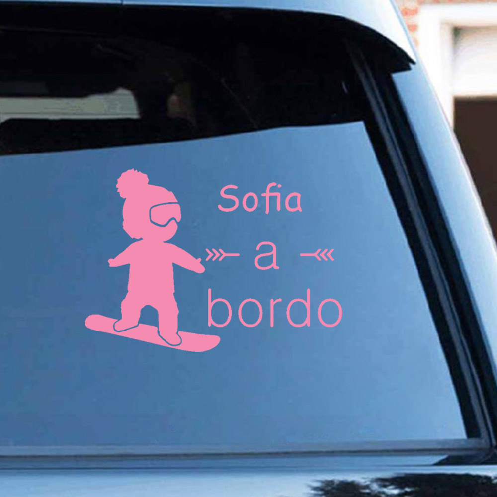 1pc Vinyl baby a bordo colorfu - Car Accessories Decoration avaliação e preço