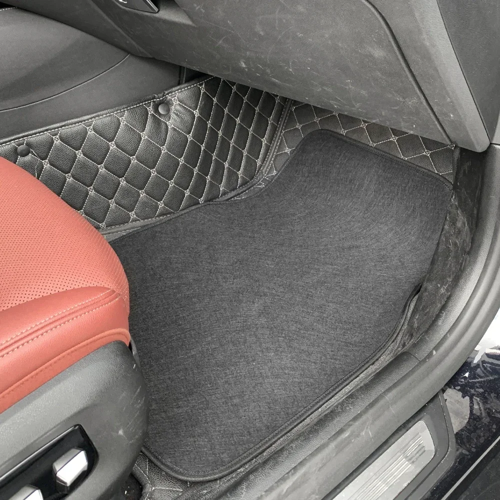2/4Pcs Universal Fit Car Floor - Car Floor Mat Rubber avaliação e preço