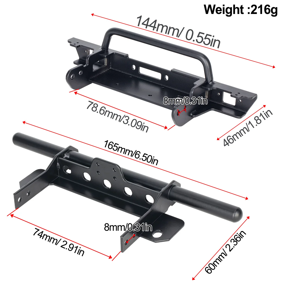 Metal Front and Rear Bumper fo - Car Accessories Phoenix avaliação e preço