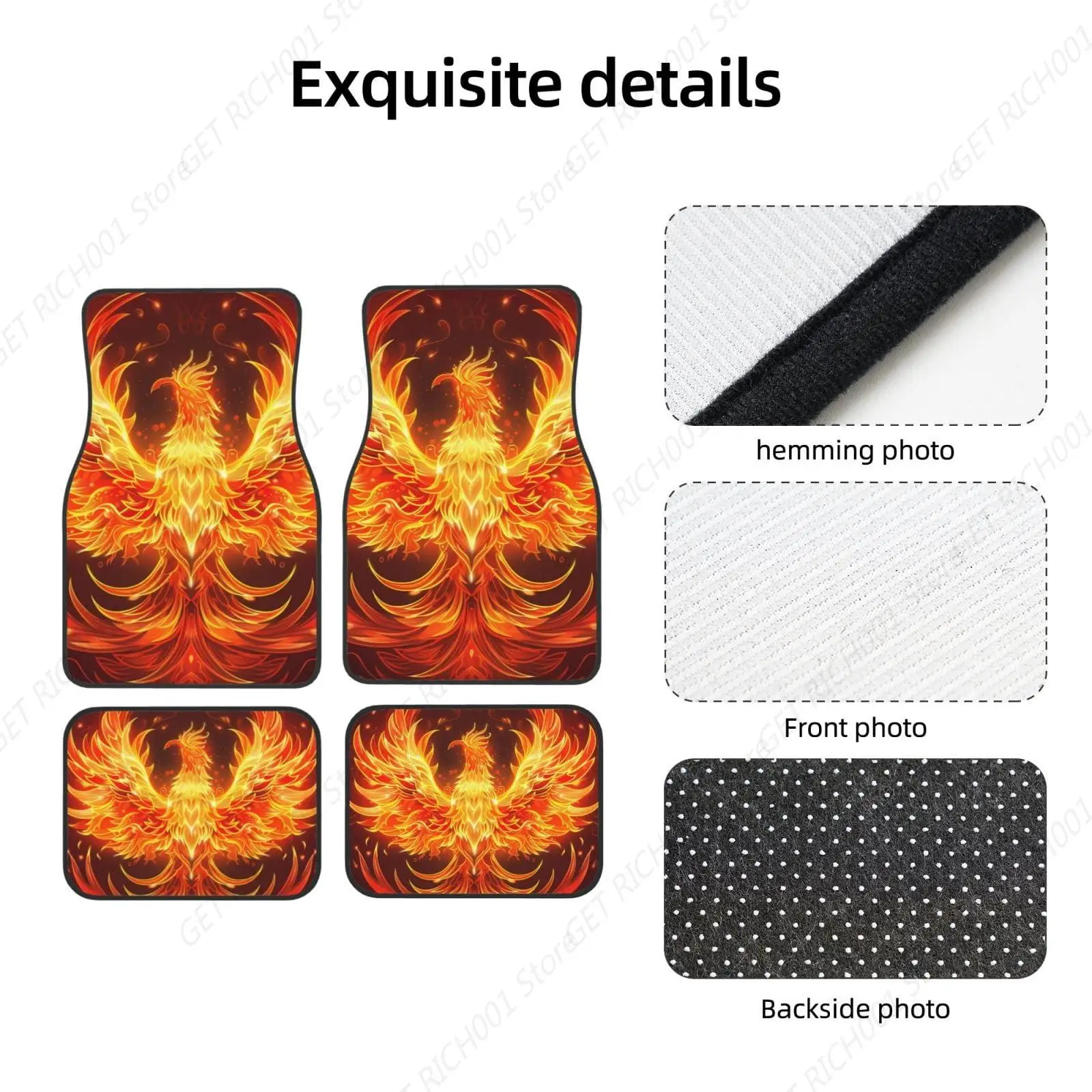 Fire Phoenix Reborn Carpet Flo - Car Accessories Phoenix avaliação e preço