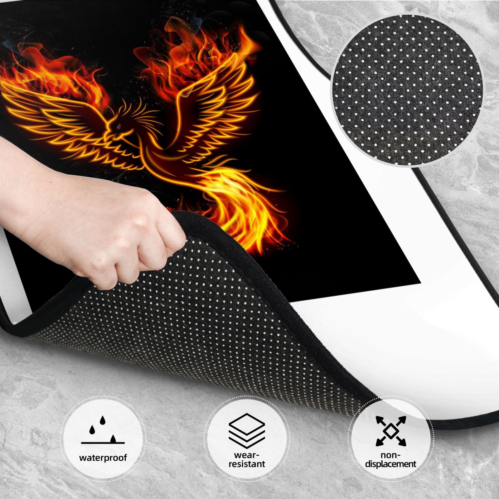 Flame Bird Fire Phoenix Print  - Car Accessories Phoenix avaliação e preço