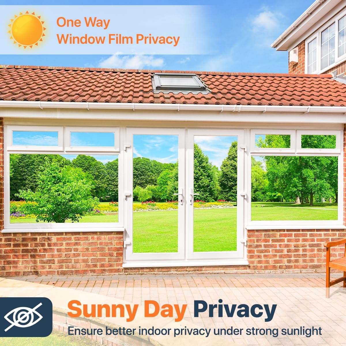 Privacy Window Film 17.7x78.7i - Tinted Window Film avaliação e preço