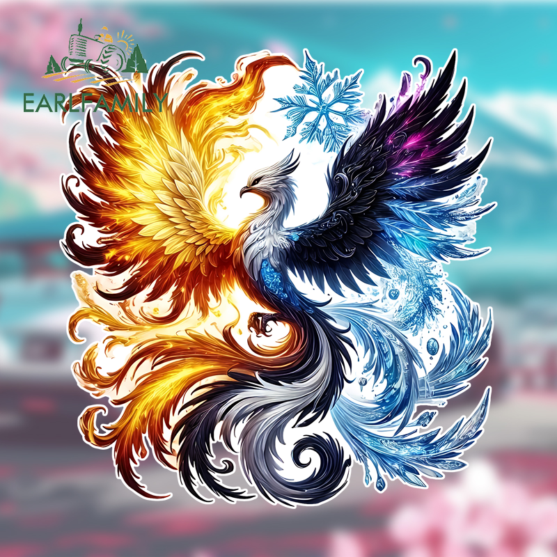 EARLFAMILY Phoenix Car Sticker - Car Accessories Phoenix avaliação e preço