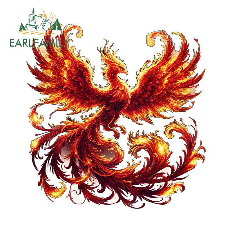 EARLFAMILY Phoenix Car Sticker - Car Accessories Phoenix avaliação e preço