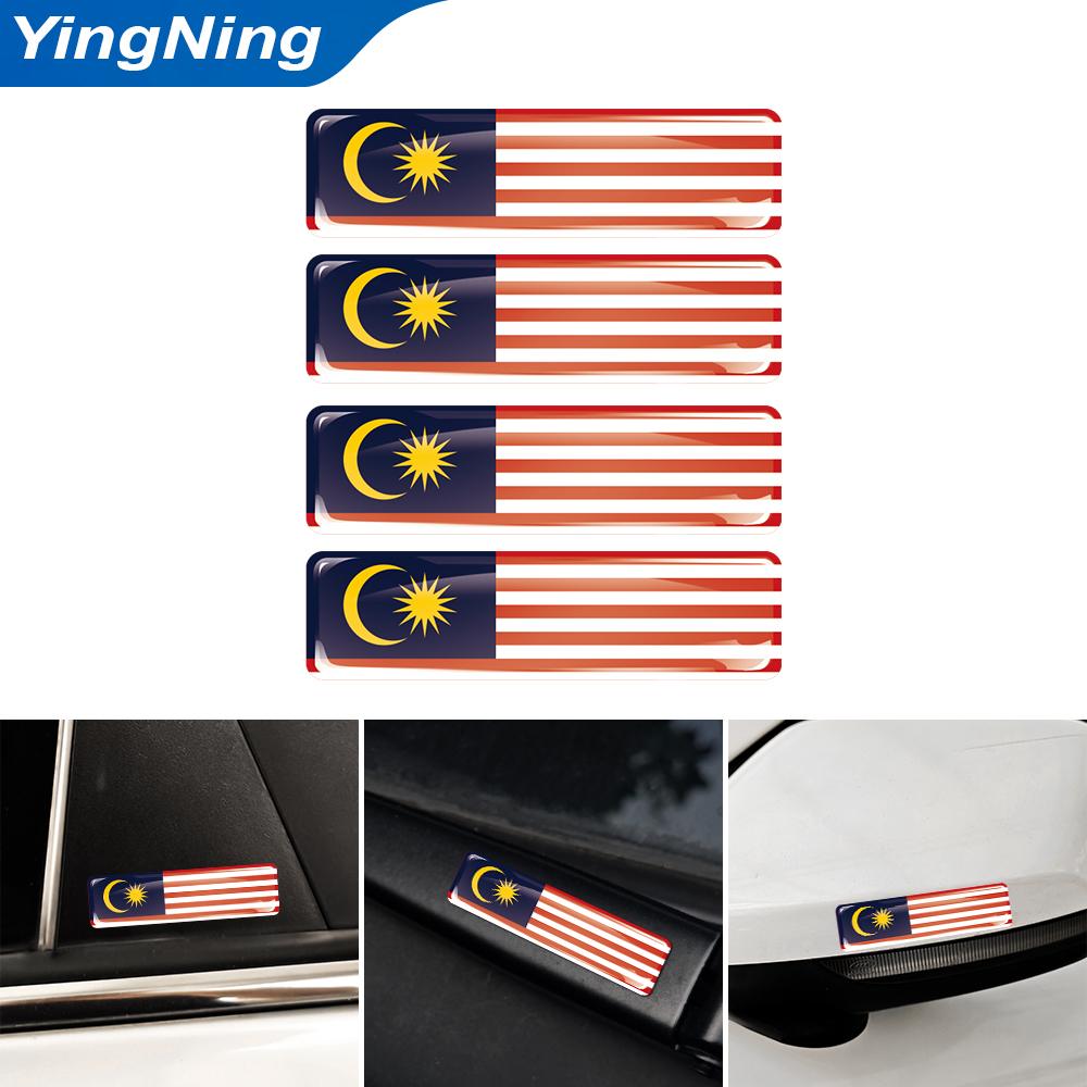4PCS 3D Epoxy Domed Sticker Ma - Car Accessories Mauritius avaliação e preço
