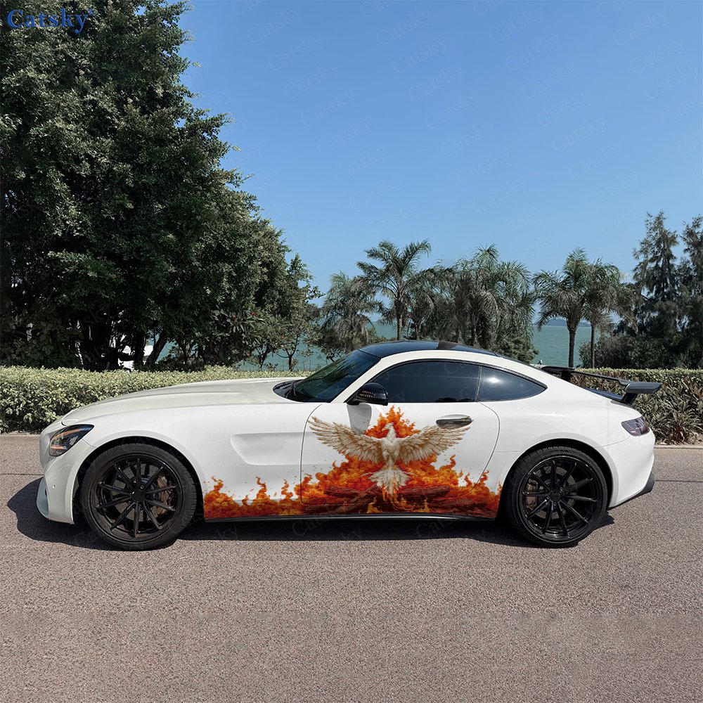 2pcs Blazing Divine Phoenix Ca - Car Accessories Phoenix avaliação e preço