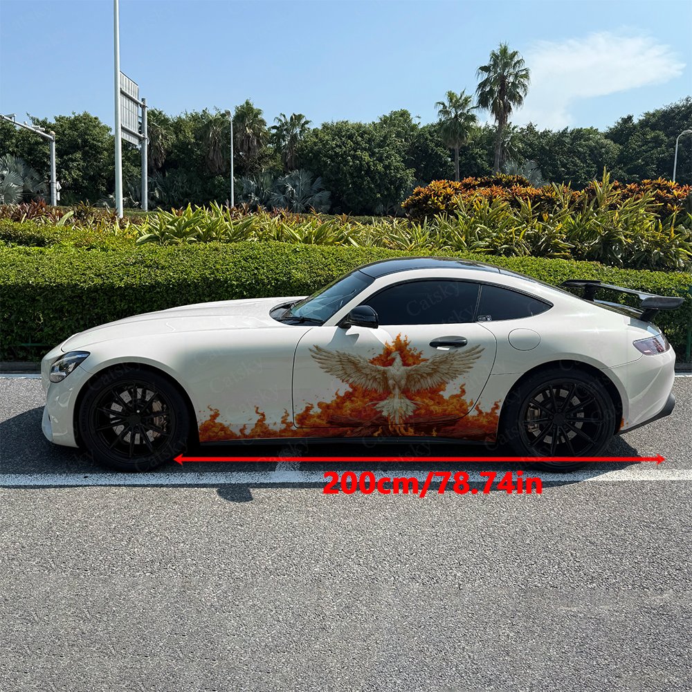 2pcs Blazing Divine Phoenix Ca - Car Accessories Phoenix avaliação e preço