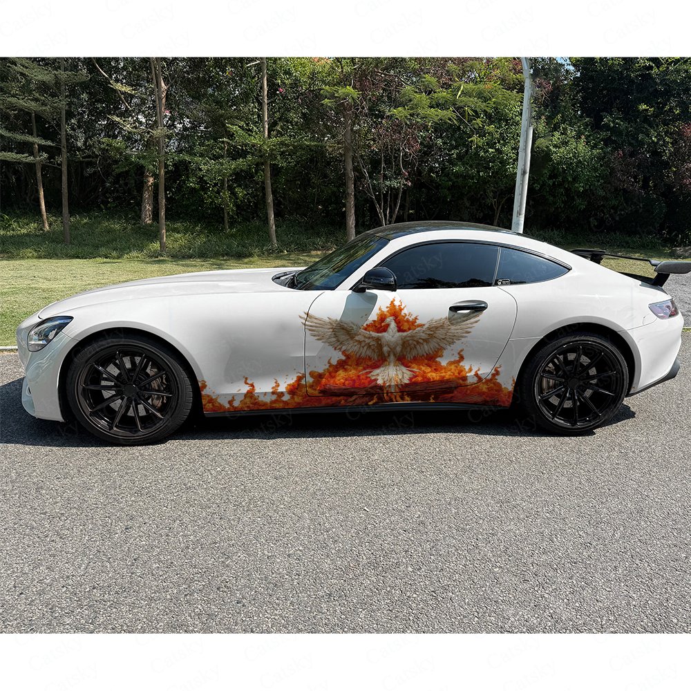 2pcs Blazing Divine Phoenix Ca - Car Accessories Phoenix avaliação e preço