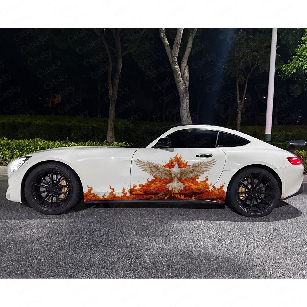 2pcs Blazing Divine Phoenix Ca - Car Accessories Phoenix avaliação e preço