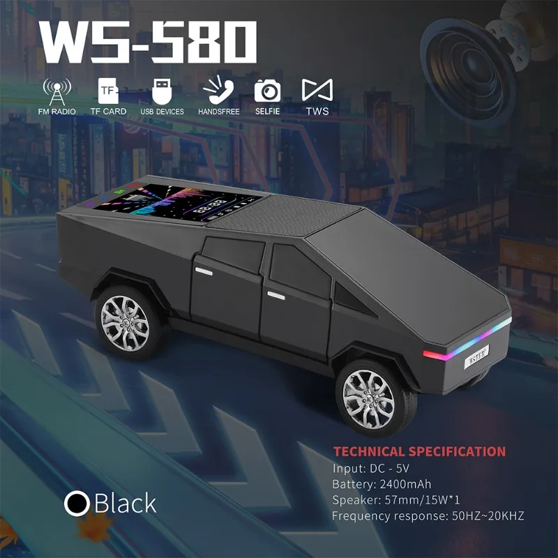 WS-580 Wireless Bluetooth Spea - Car Accessories Amazon avaliação e preço