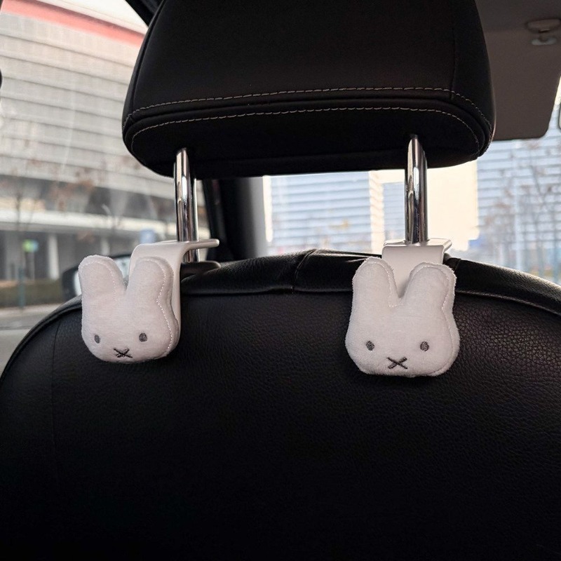 Miffy creative car hook with   - Car Accessories Decoration avaliação e preço