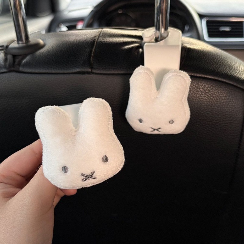 Miffy creative car hook with   - Car Accessories Decoration avaliação e preço