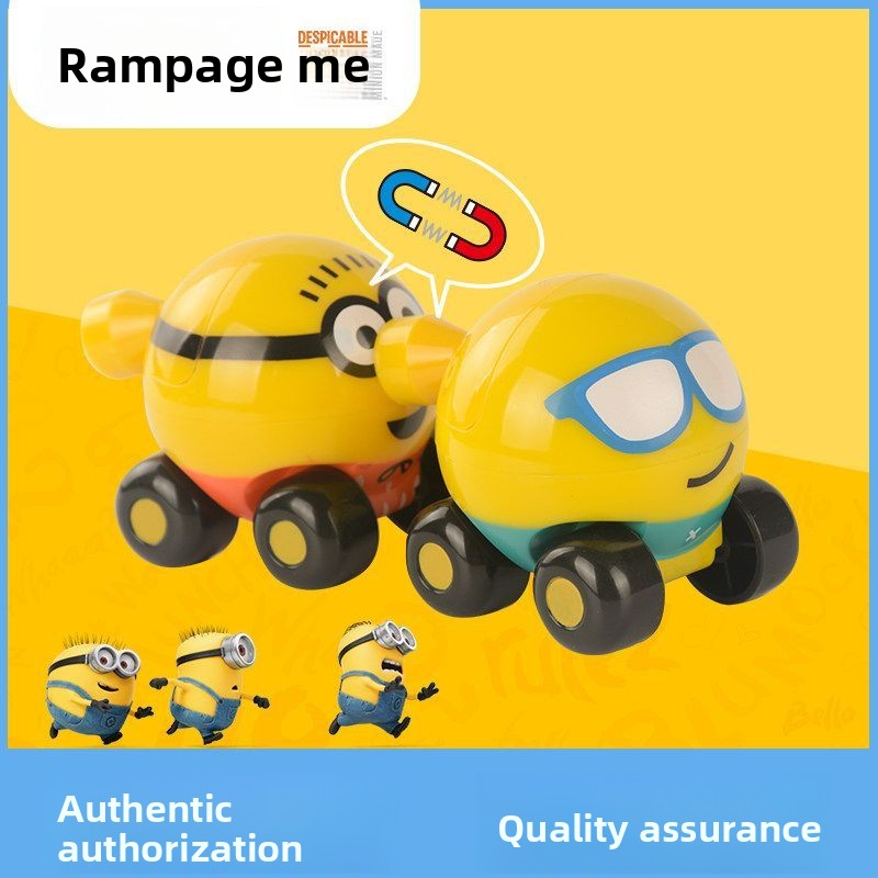 Minions cartoon cute toy train - Car Accessories Girly avaliação e preço