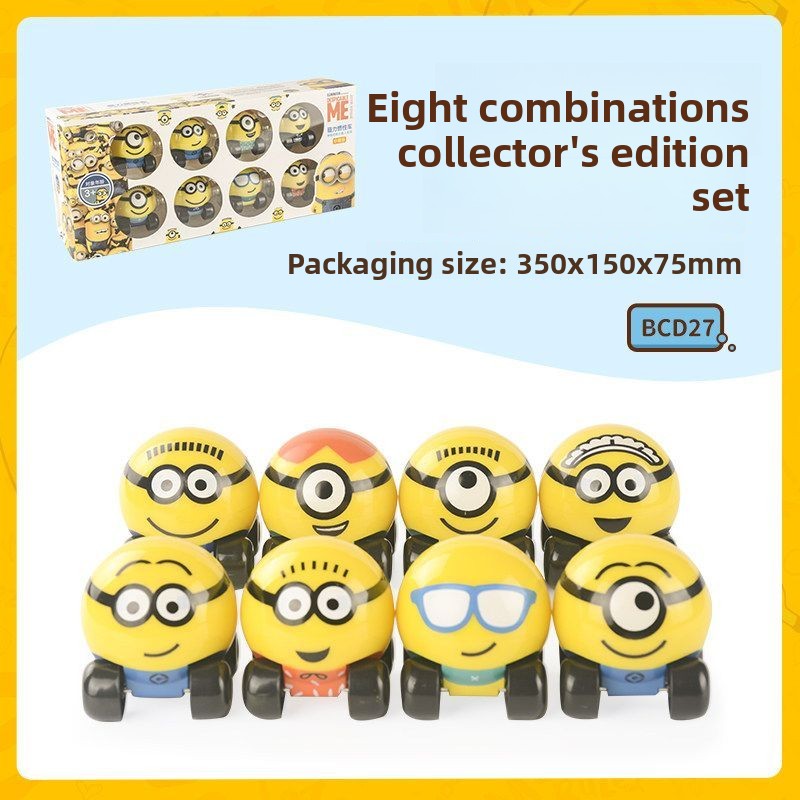 Minions cartoon cute toy train - Car Accessories Girly avaliação e preço