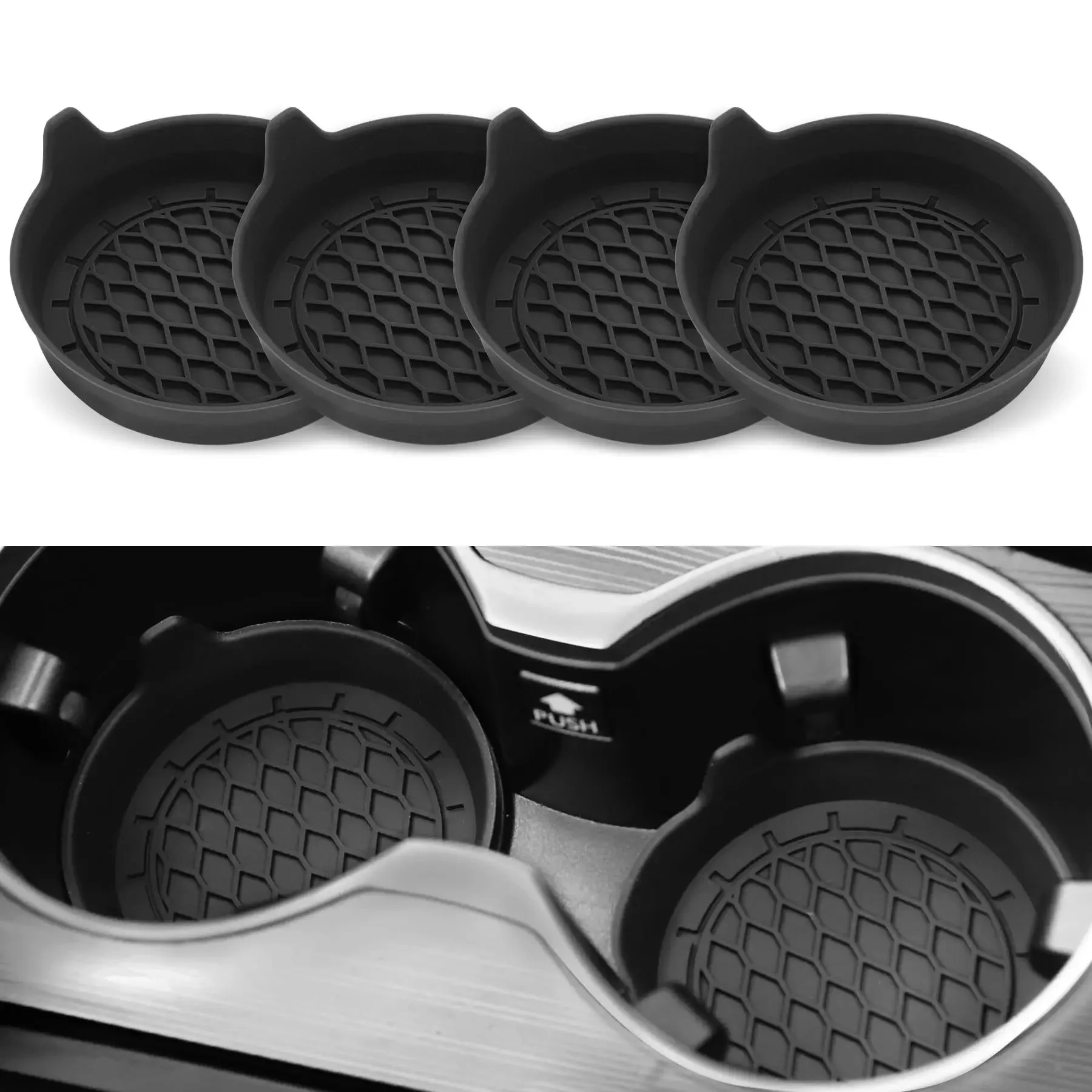 Amazon Car Water Cup Mat Anti- - Car Accessories Amazon avaliação e preço