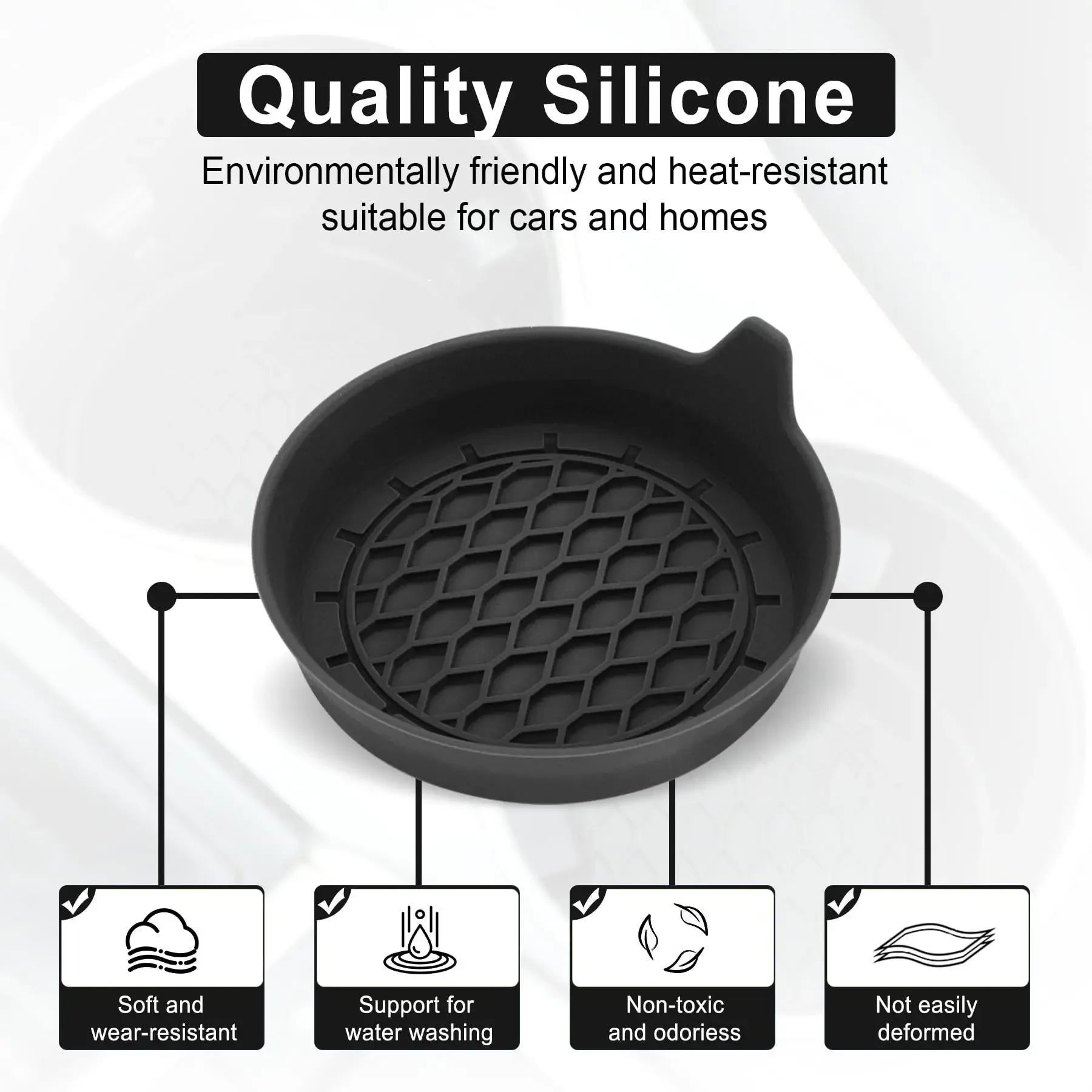 Amazon Car Water Cup Mat Anti- - Car Accessories Amazon avaliação e preço
