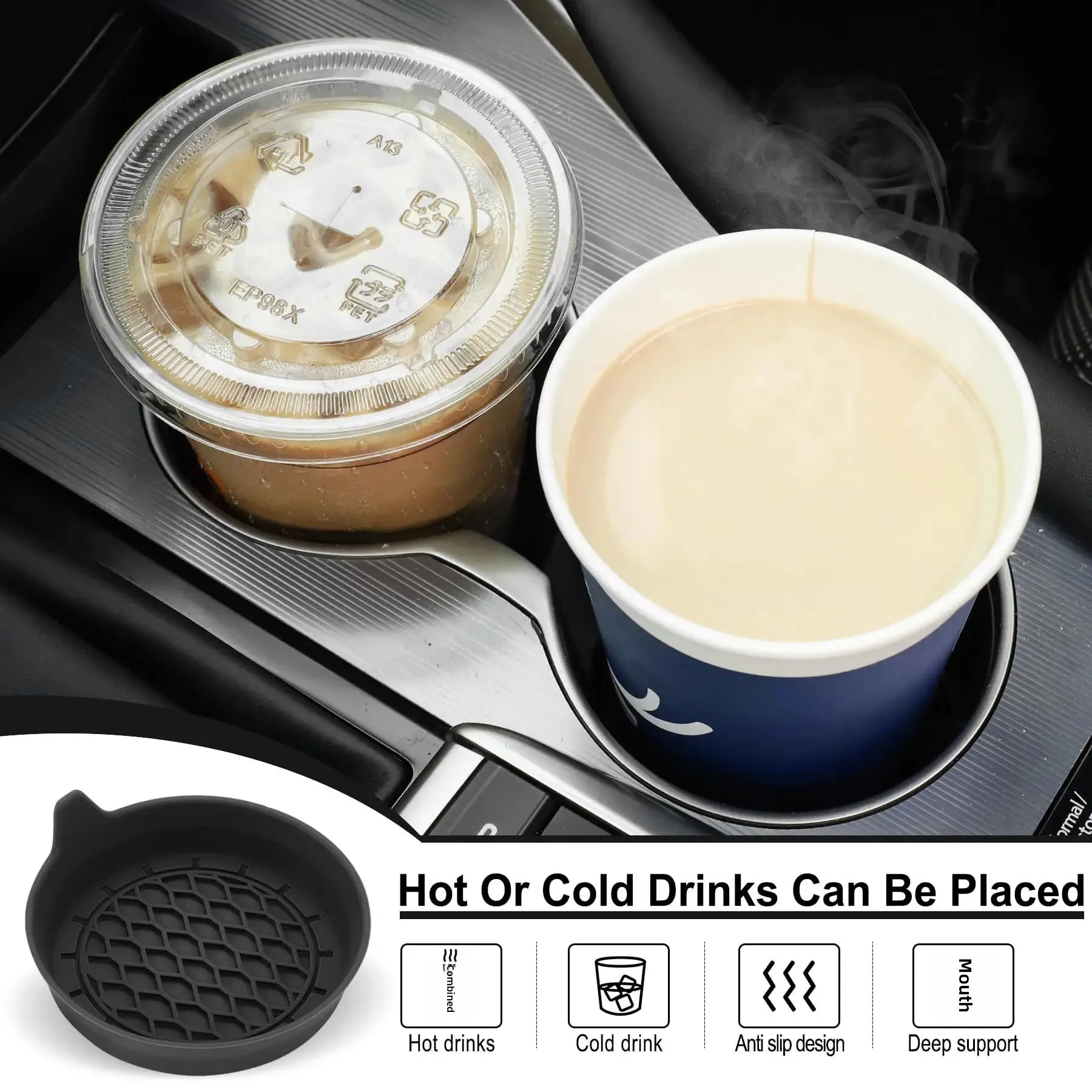 Amazon Car Water Cup Mat Anti- - Car Accessories Amazon avaliação e preço