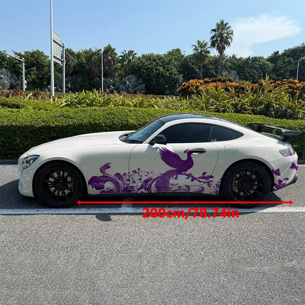2pcs Graceful Mythical Phoenix - Car Accessories Phoenix avaliação e preço