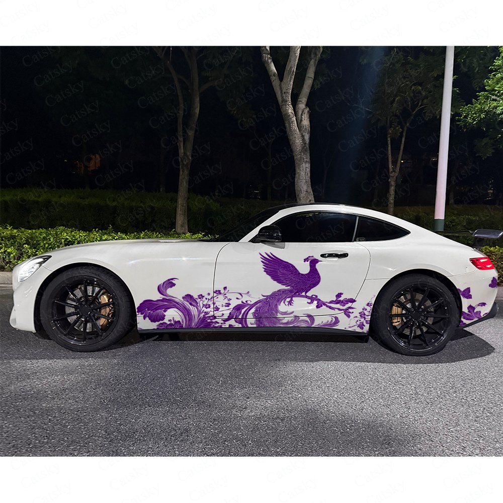 2pcs Graceful Mythical Phoenix - Car Accessories Phoenix avaliação e preço