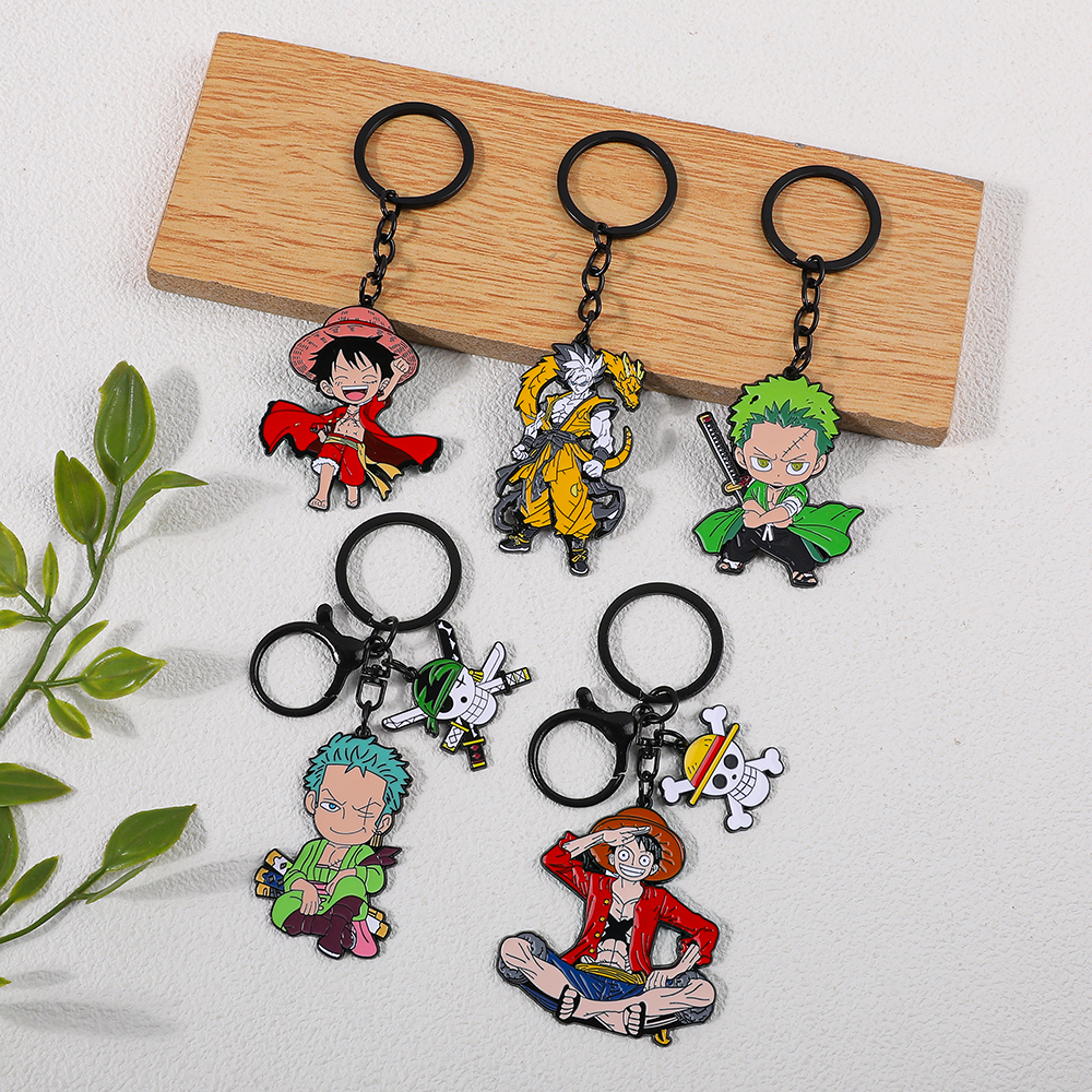 One Piece Anime Keychain Featu - Car Accessories Decoration avaliação e preço