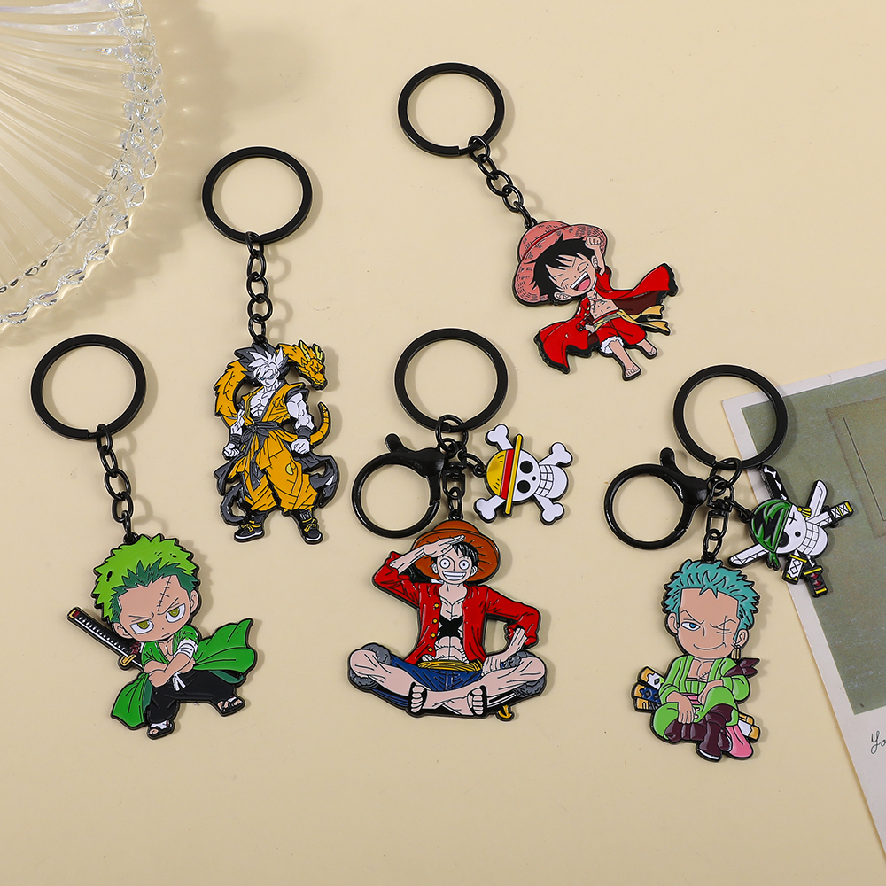 One Piece Anime Keychain Featu - Car Accessories Decoration avaliação e preço