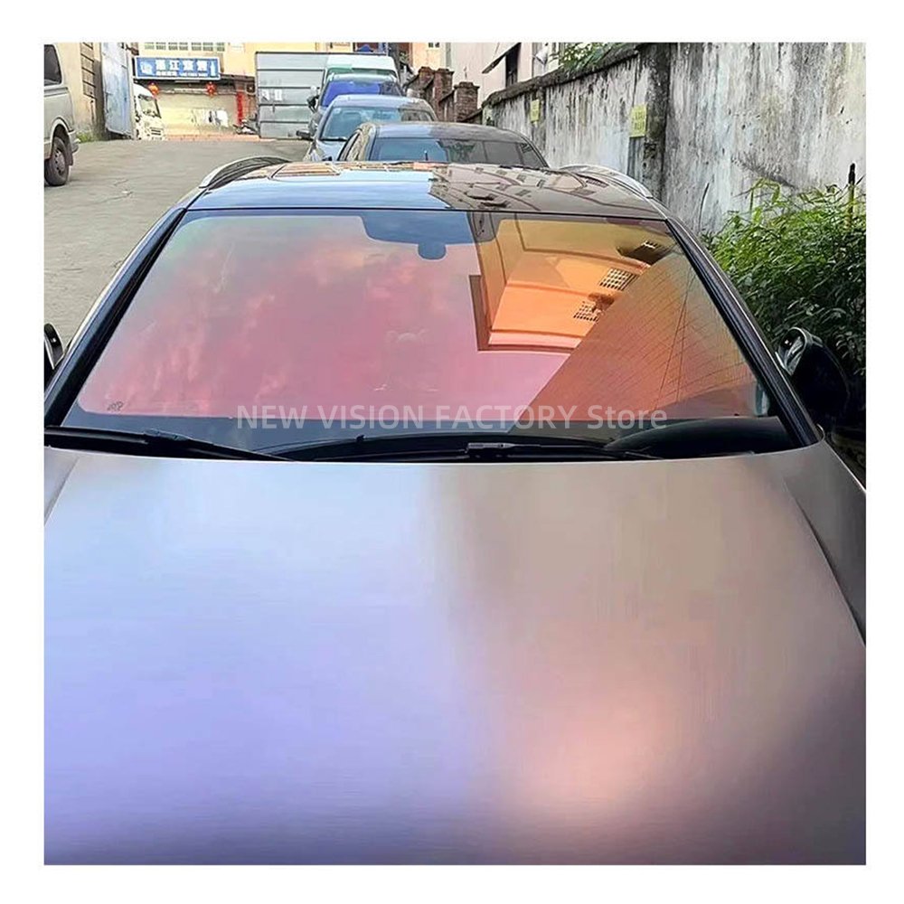 1mX3m 70%VLT Aurora Red Green  - Tinted Window Film avaliação e preço