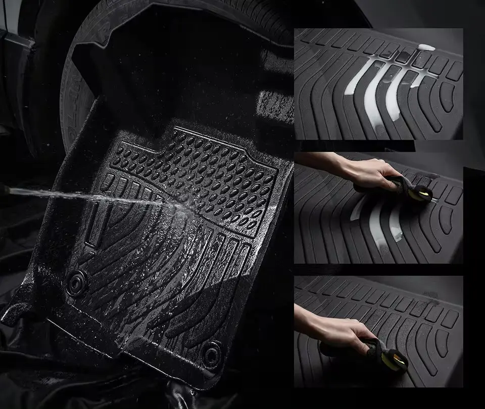 Custom TPE Car Floor Mats for  - Car Floor Mat Rubber avaliação e preço